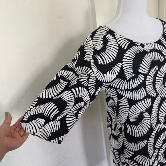 Maeve by Anthropologie Abstract Graphic Print Dress Small Artsy Boho Mod Small - Picture 6 of 8